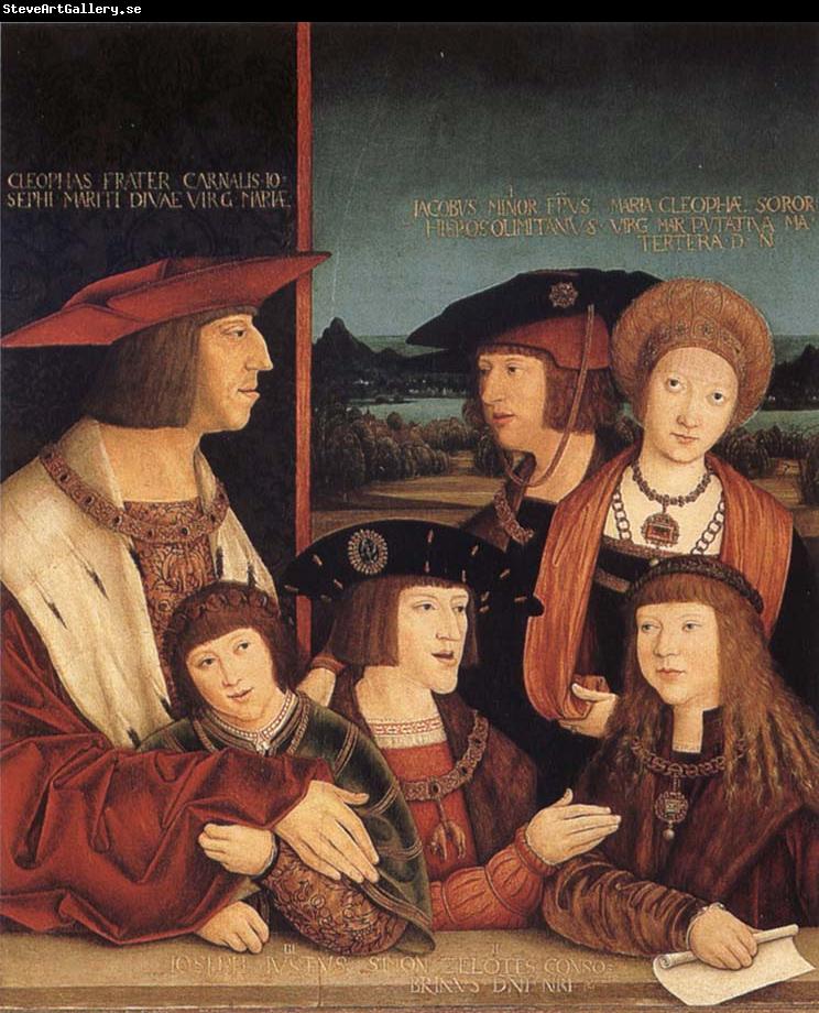 STRIGEL, Bernhard Emperor Maximilian I and his family